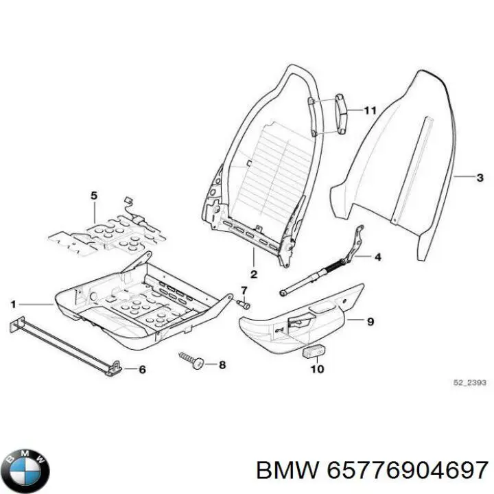 Датчик Айрбег передній BMW 65776904697 ціна, від 2.53 USD