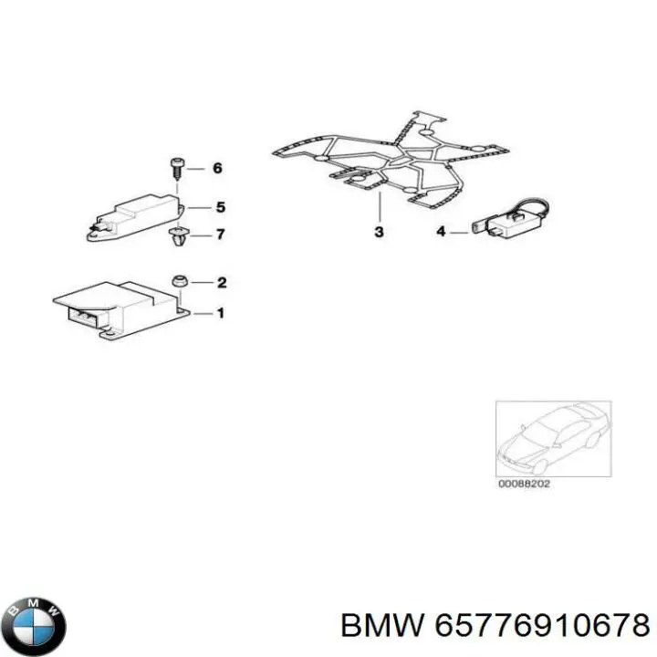 Датчик удару 65776910678 BMW