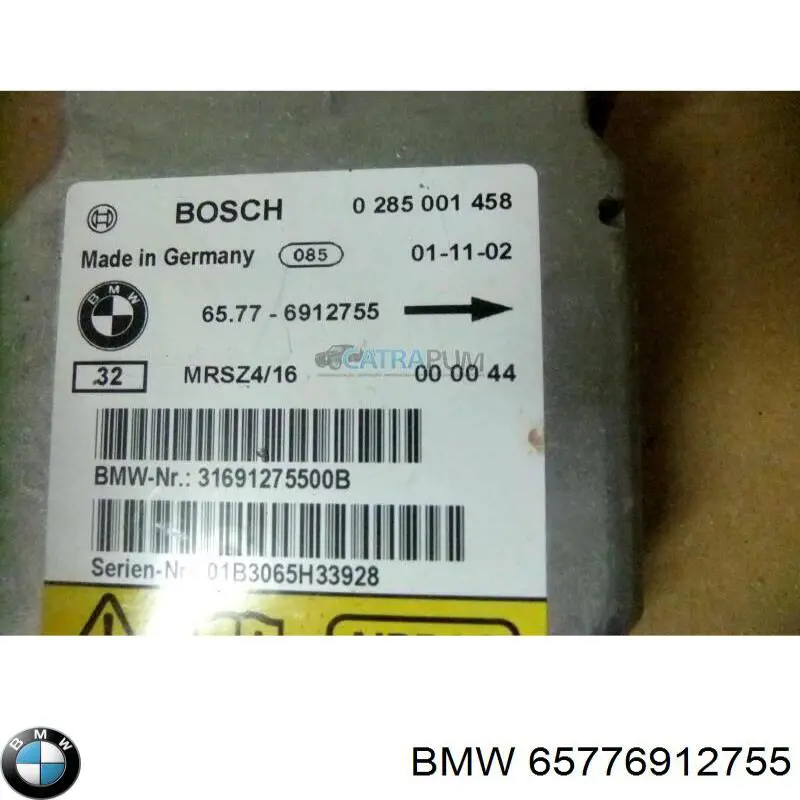 6962530 BMW Модуль-процесор управління подушки безпеки