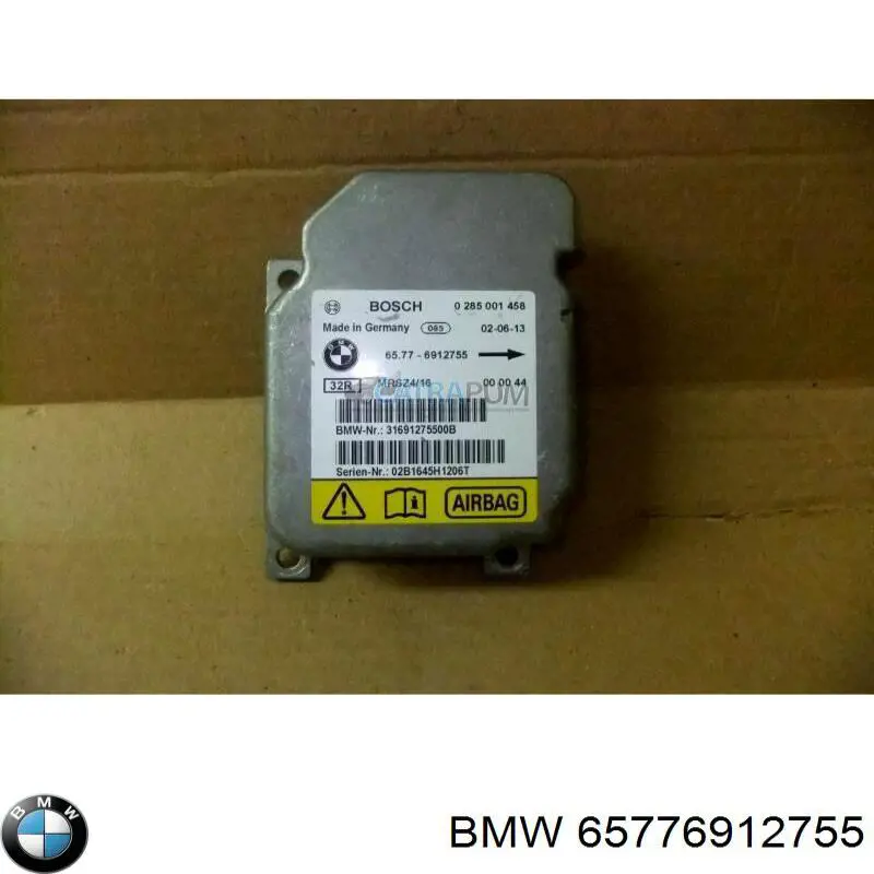 65776912755 BMW модуль-процесор керування подушки безпеки