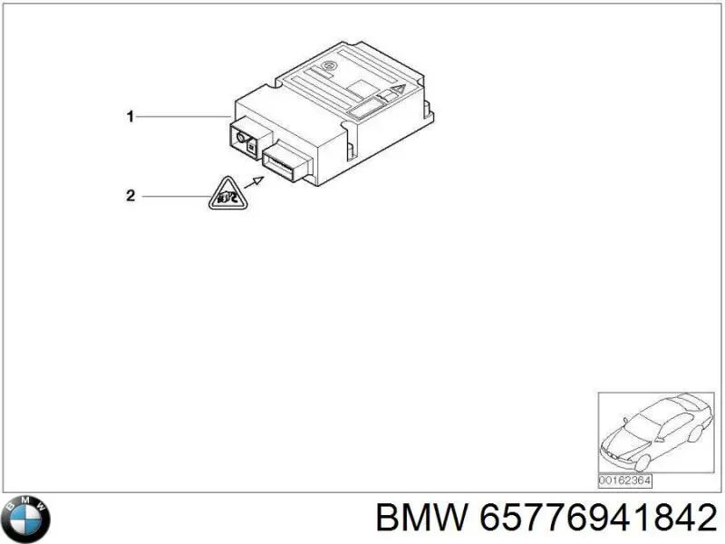 Купити 65776922939 BMW Модуль-процесор керування подушки безпеки