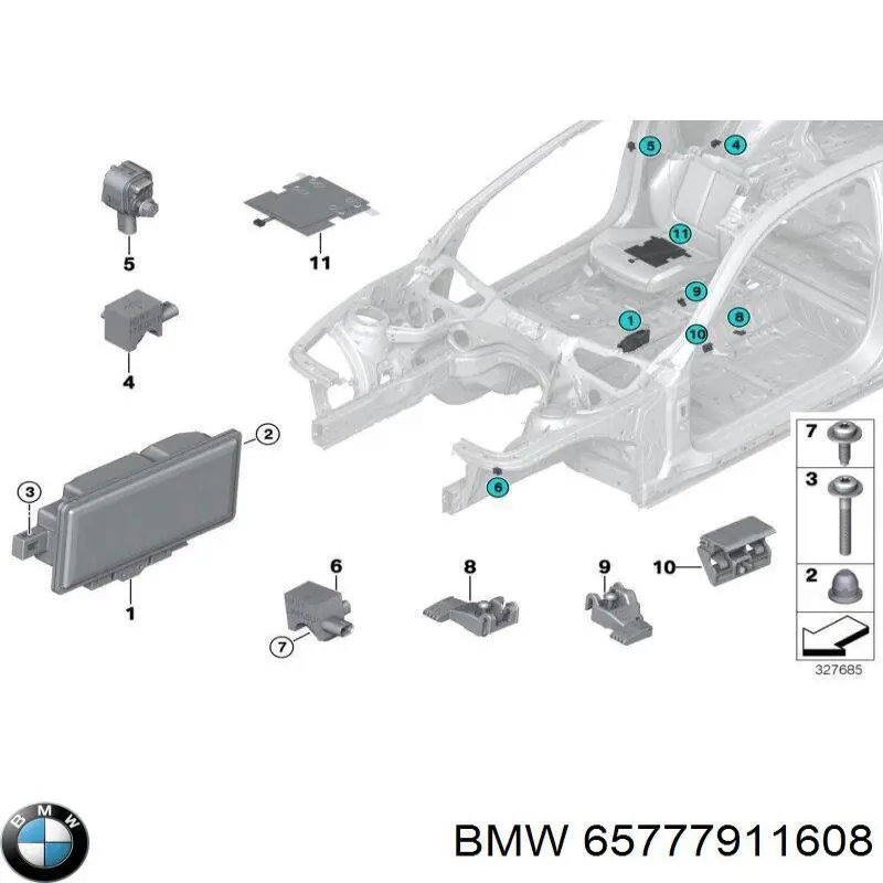  BMW 65777911608 ціна, від 149.50 USD