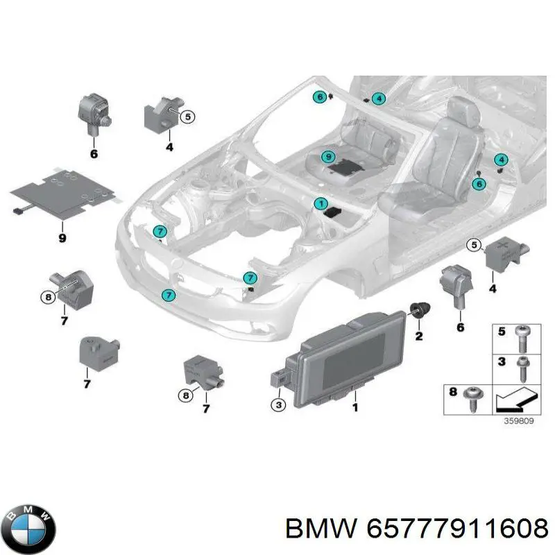  BMW 65779350004