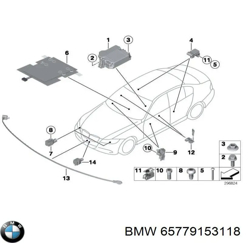Купити 65779153118 BMW 