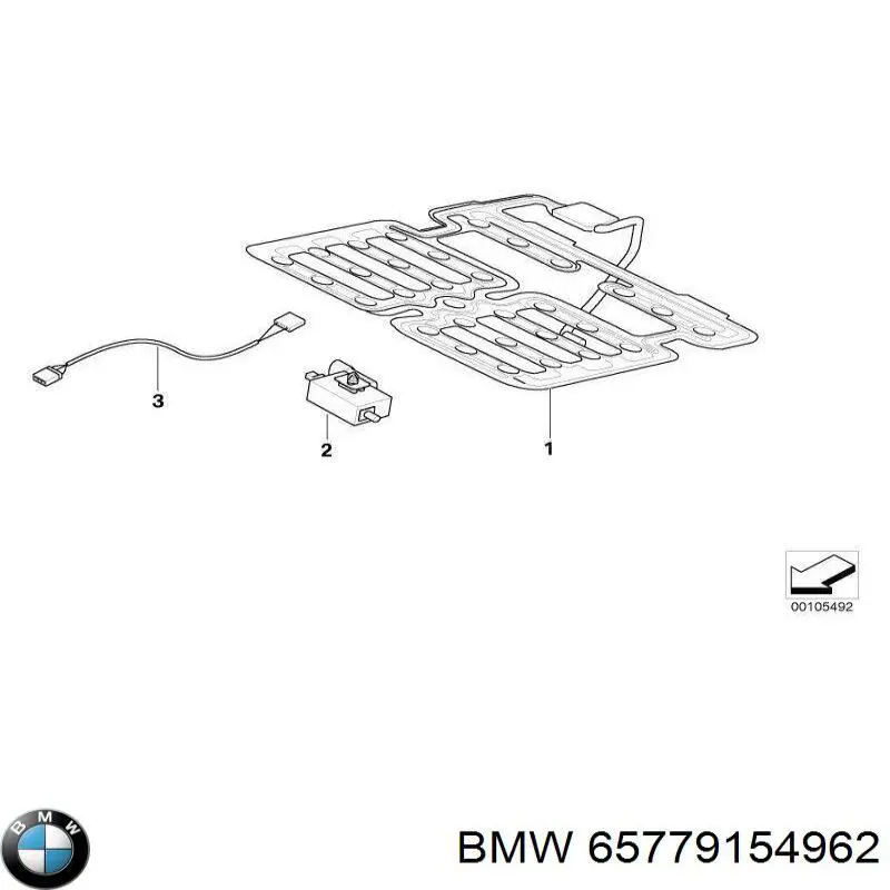  BMW 65779154962 ціна, від 242.58 USD