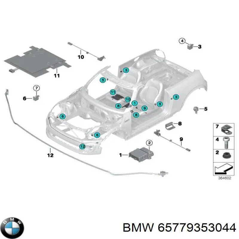 Купити 65779353044 BMW 