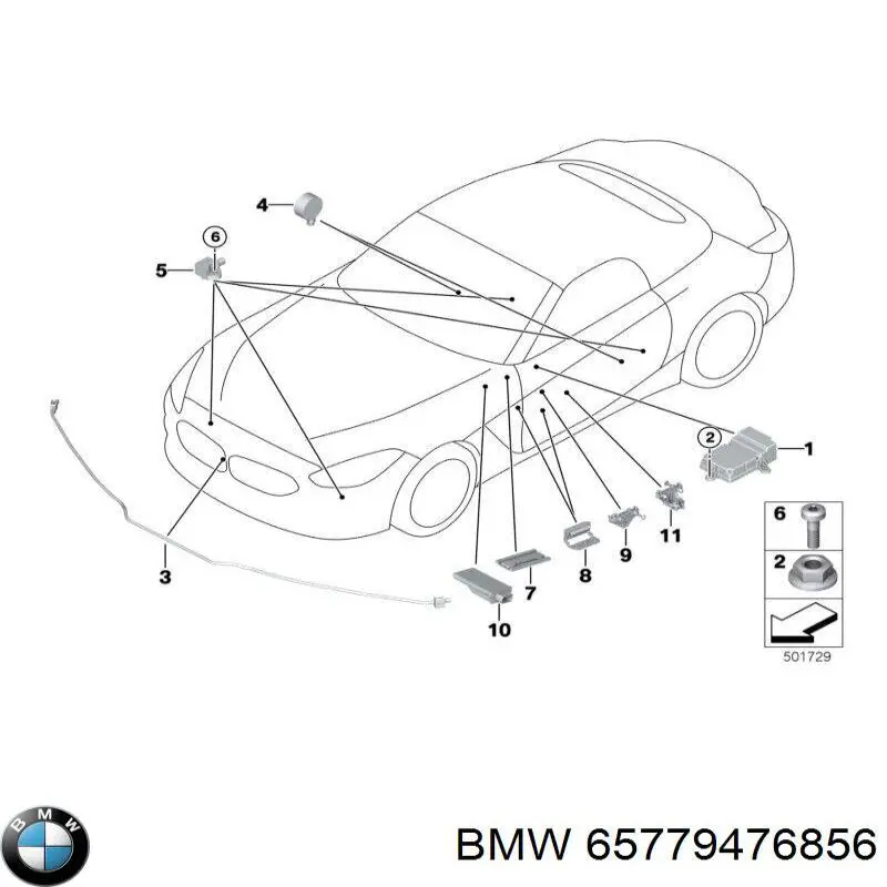  BMW 65779476856 ціна, від 320.53 USD