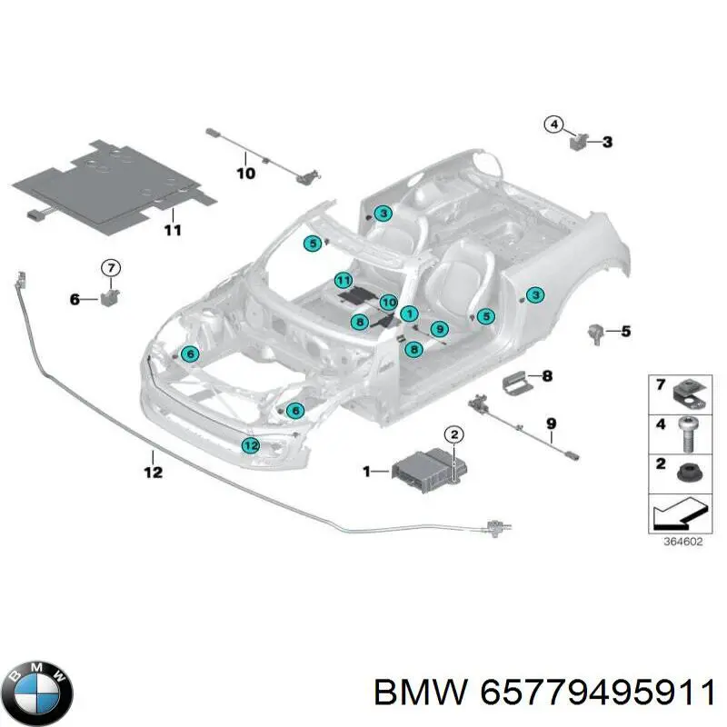 Купити 65779495911 BMW 