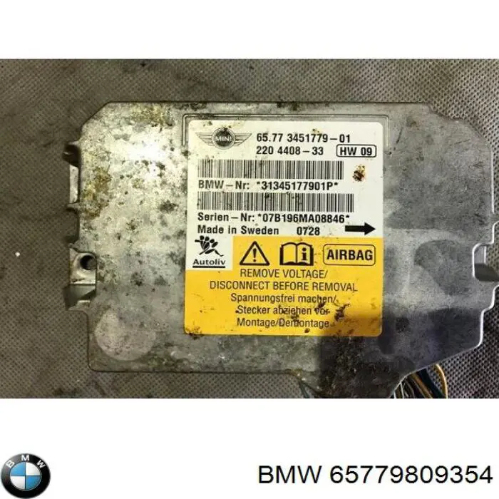 65773428715 BMW модуль-процесор керування подушки безпеки