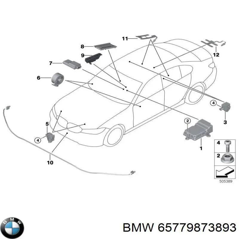 Купити 65779873893 BMW 