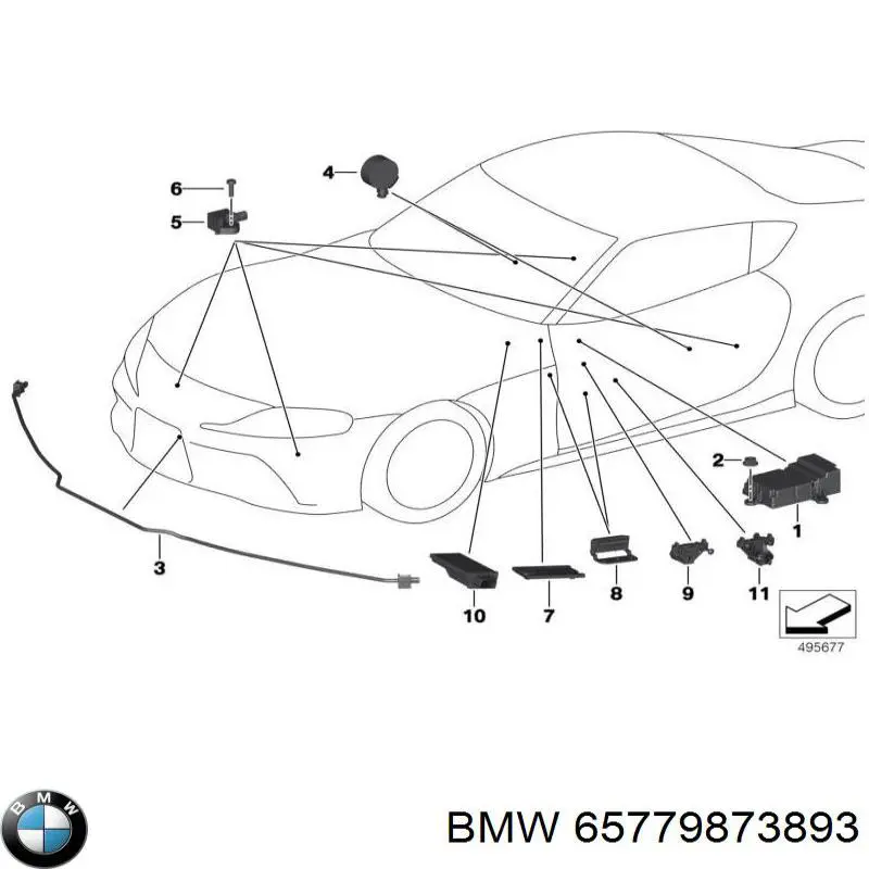 Купити 65775A656B0 BMW 