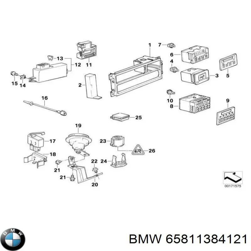 65811384121 BMW 