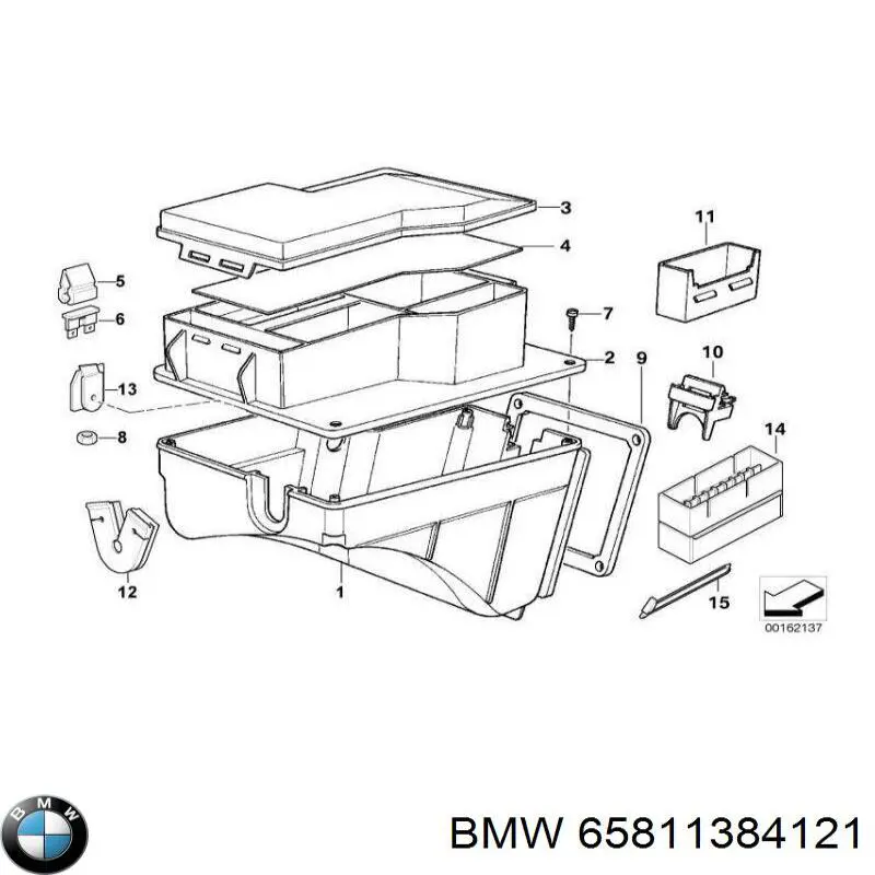  BMW 65811384121 ціна, від 51.21 USD