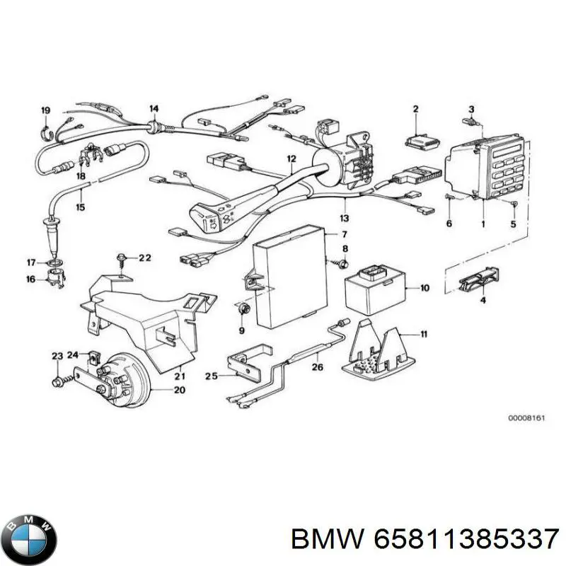 Датчик температури навколишнього середовища BMW 65811385337 ціна, від 174.11 USD