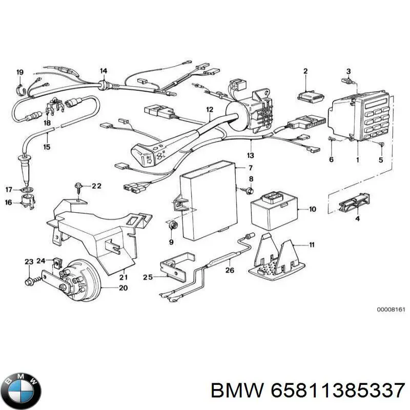 65811385337 BMW Датчик температури навколишнього середовища