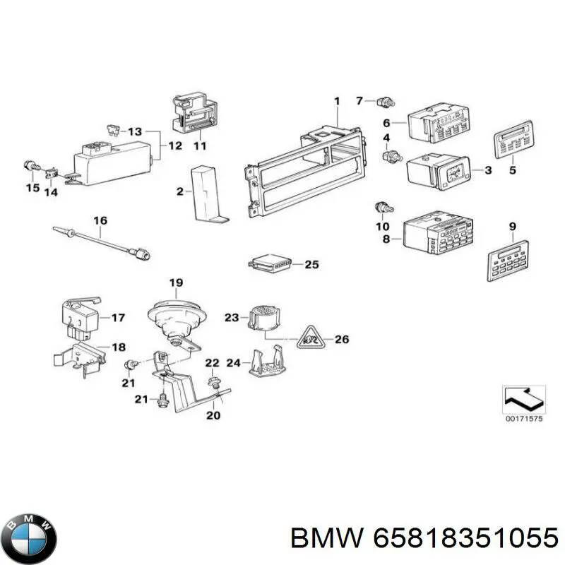 Купити 65811384148 BMW Модуль управління (ЕБУ) бортової мережі