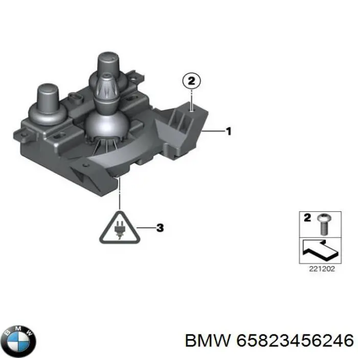 Пульт керування навігацією 65823456246 BMW