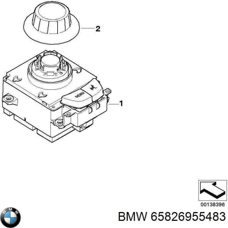 Комутатор системи запалювання BMW 65826987864 ціна, від 126.69 USD