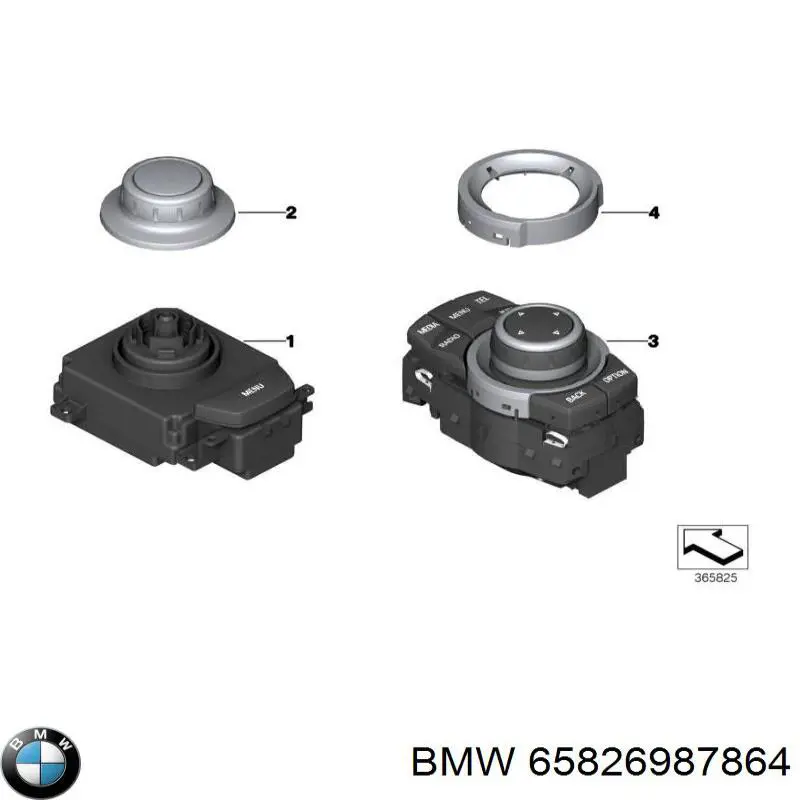 65826987864 BMW Комутатор транзисторний
