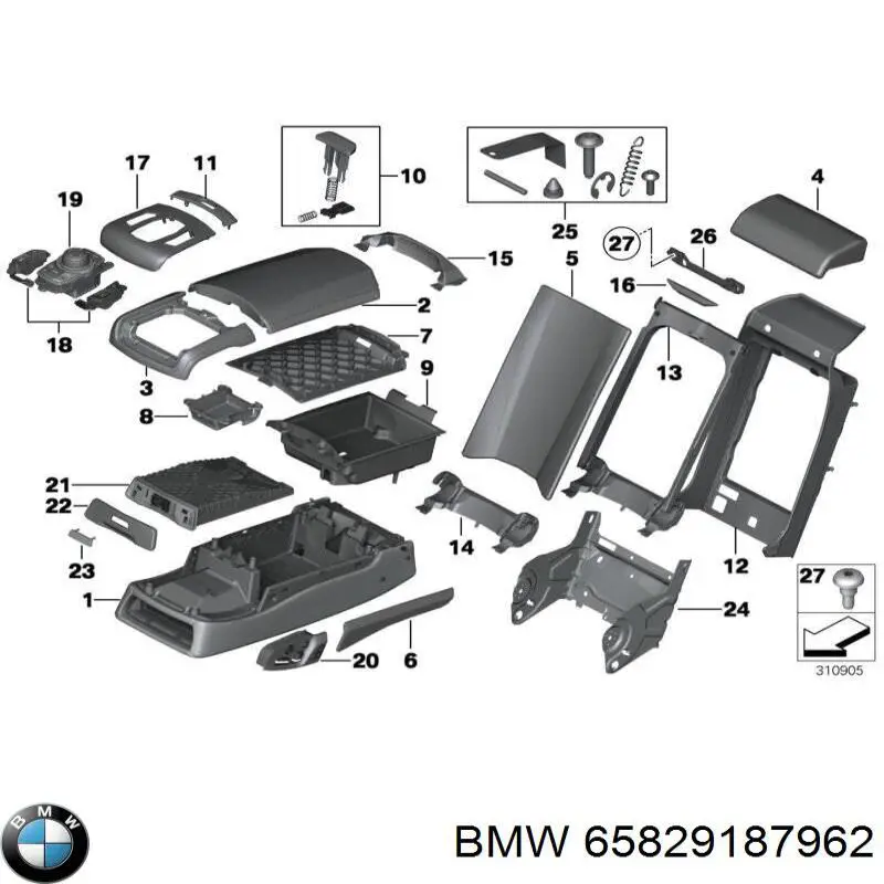  BMW 65829187962 ціна, від 247.34 USD