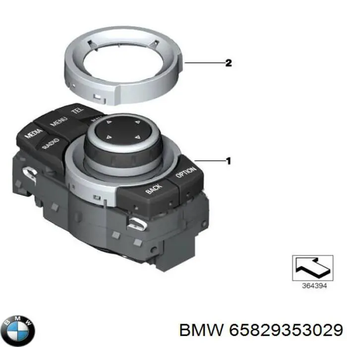  BMW 65829353029 ціна, від 48.46 USD