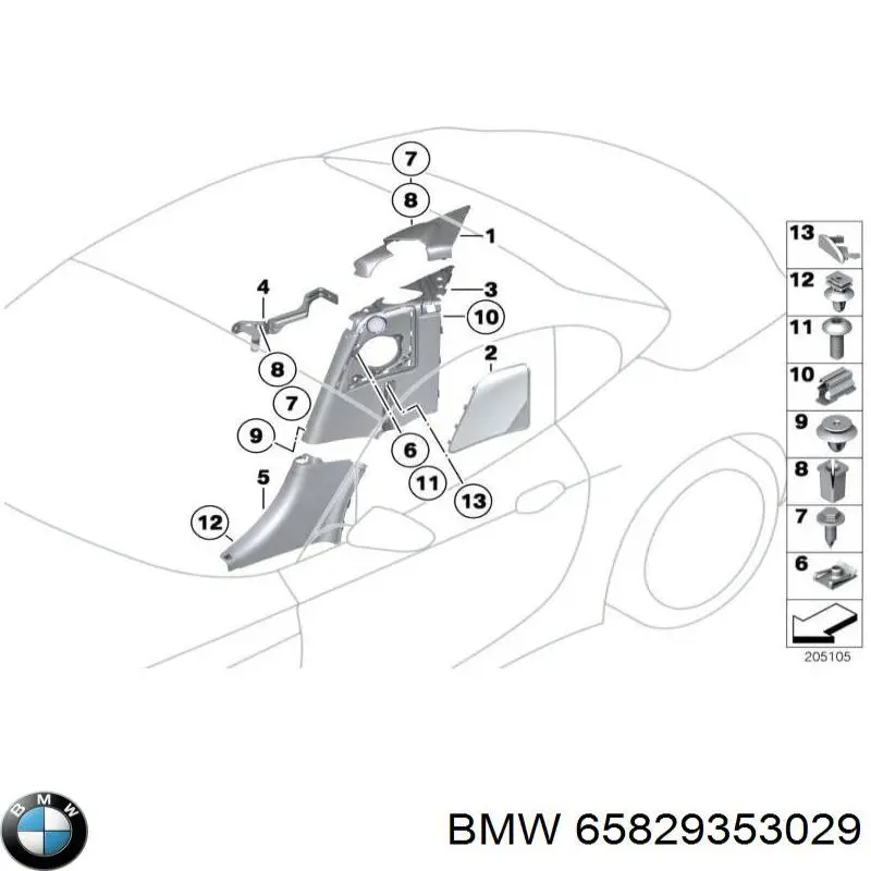 65829353029 BMW 