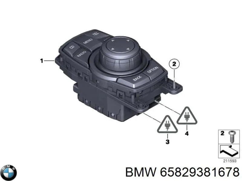 Блок керування мультимедійний BMW 65829381678 ціна, від 17.73 USD