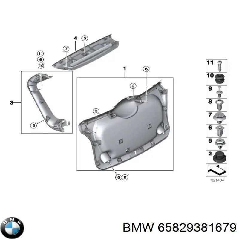 Купити 65829381679 BMW 