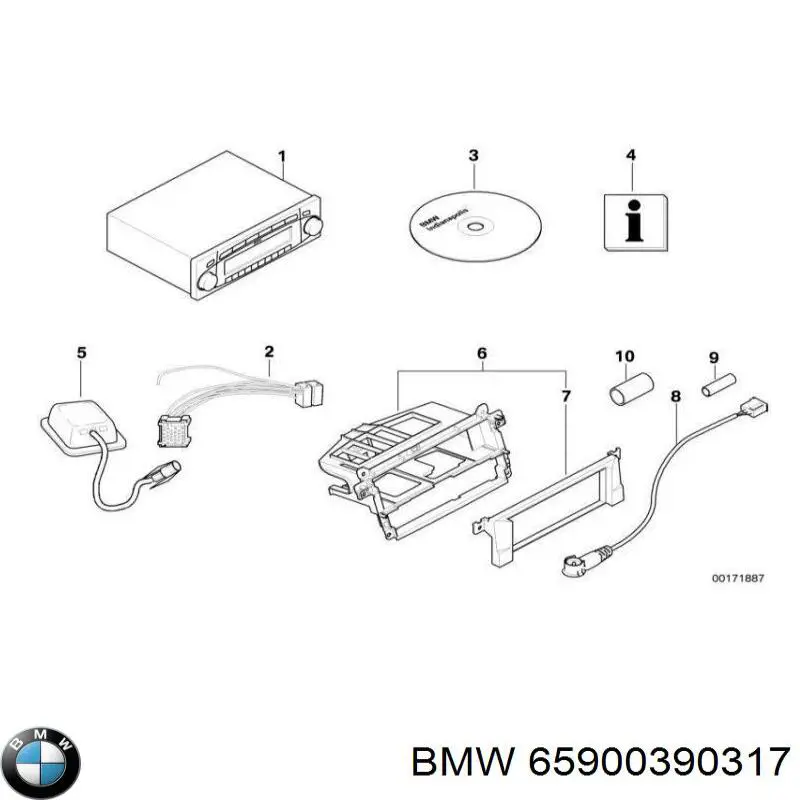  BMW 65900390317 ціна, від 19.54 USD