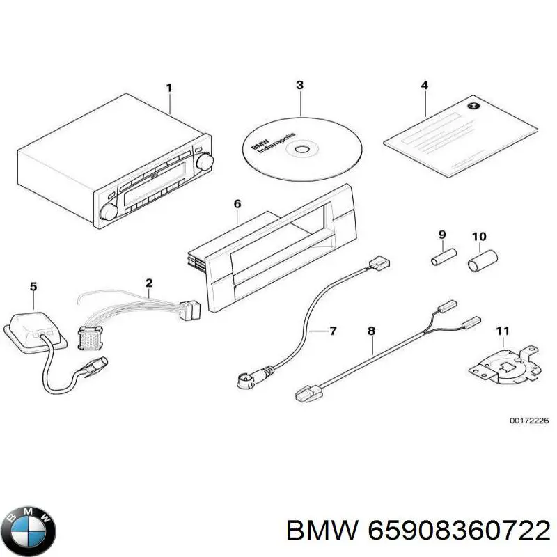  BMW 65908360722 ціна, від 6.80 USD