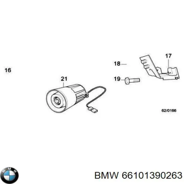 Ключ замка запалювання на BMW 5 (E34)
