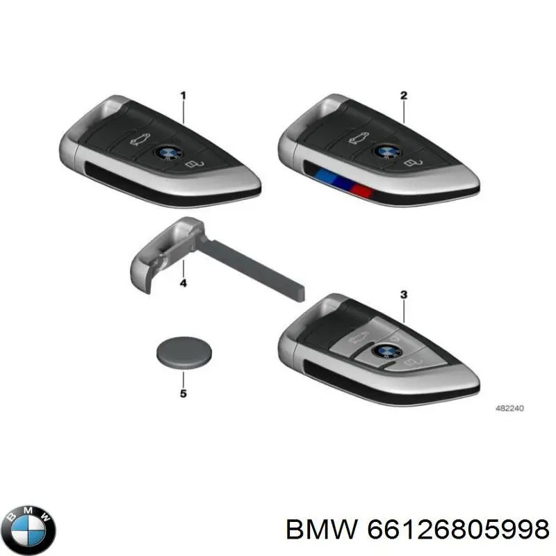  BMW 66126805998 ціна, від 176.85 USD