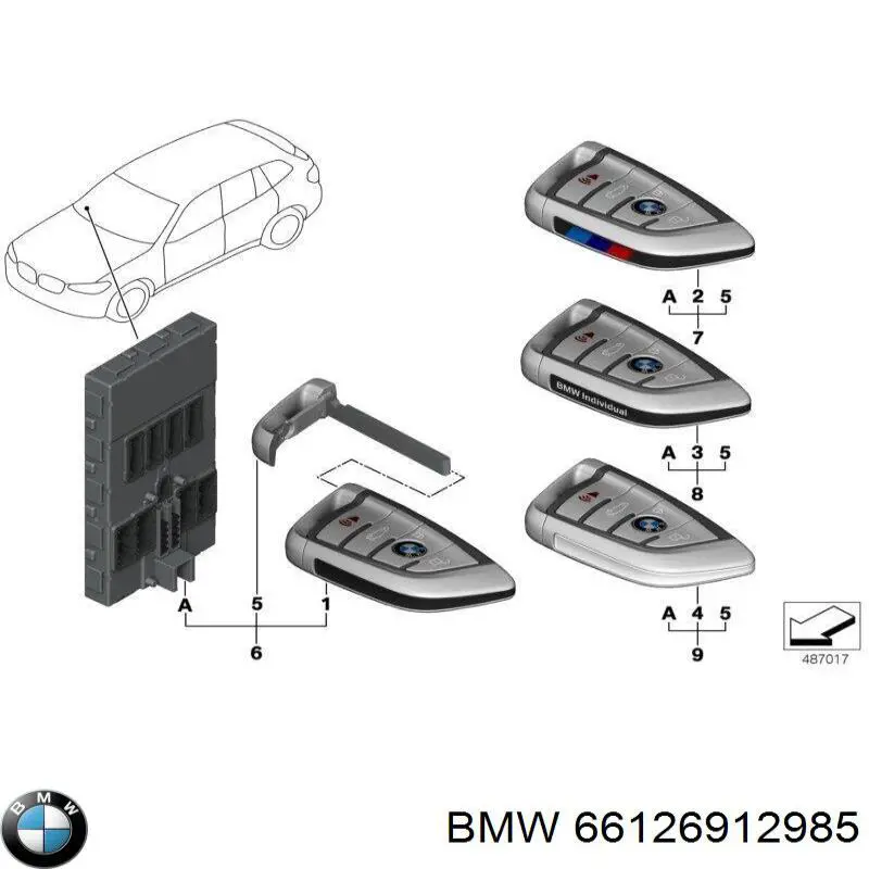 Батарейка брелока BMW 66126912985 ціна, від 4.38 USD