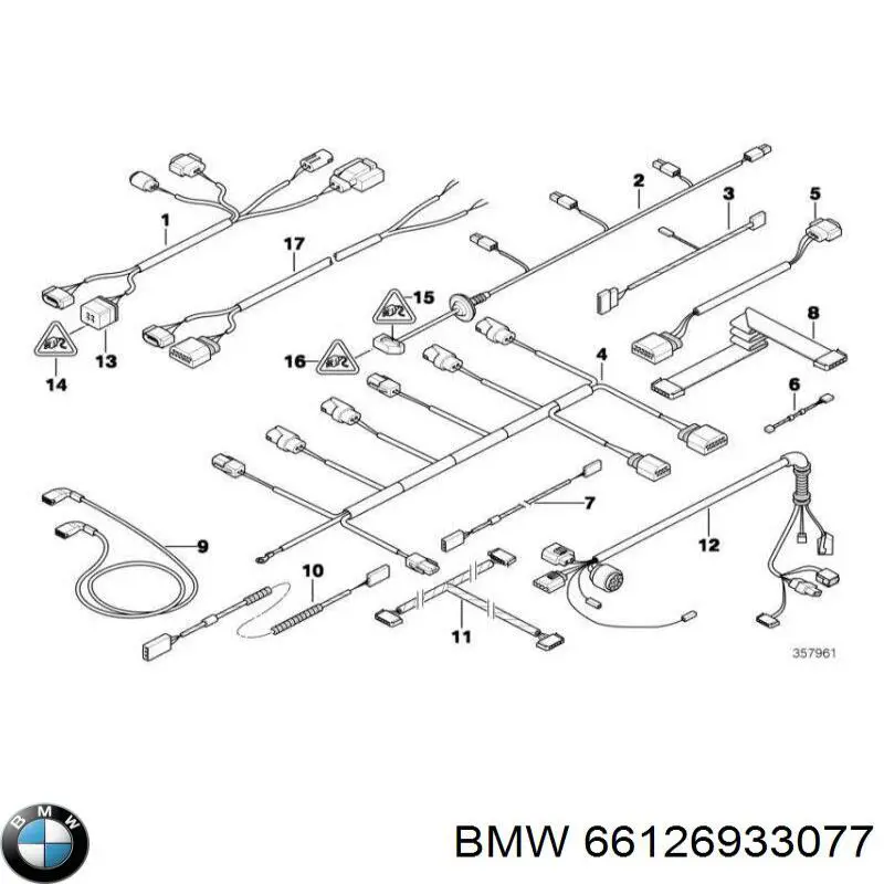  BMW 66126933077 ціна, від 317.54 USD