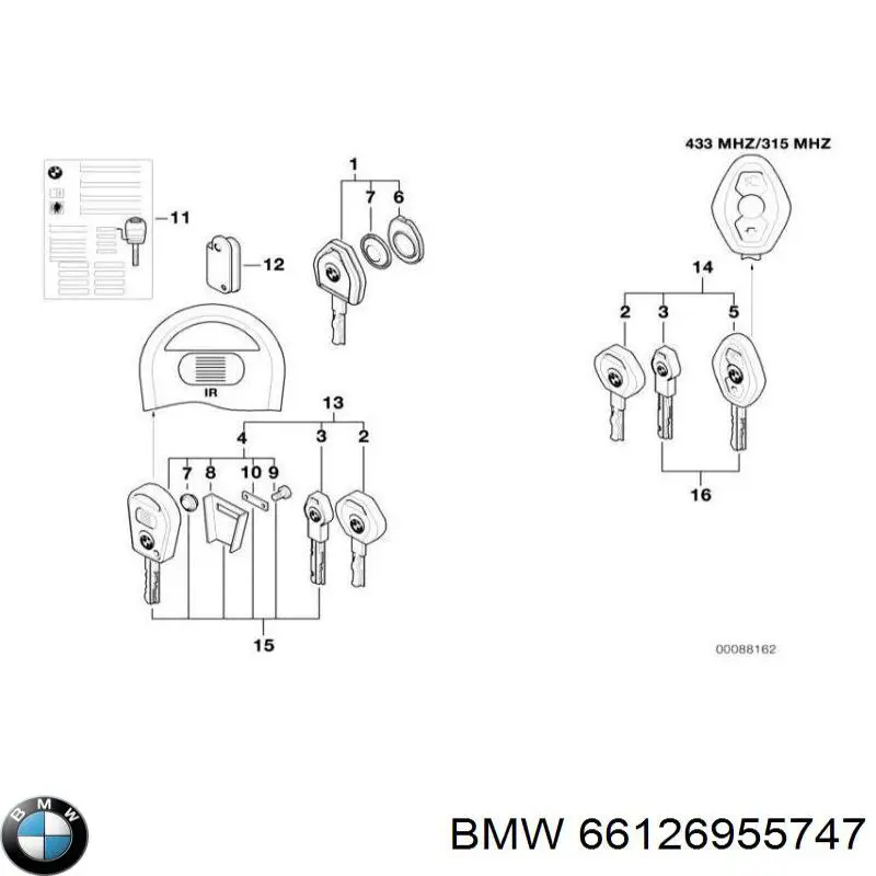 66126955747 BMW 