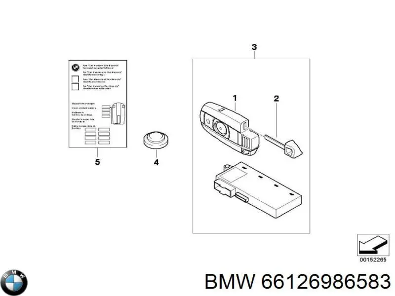 66126986583 BMW 