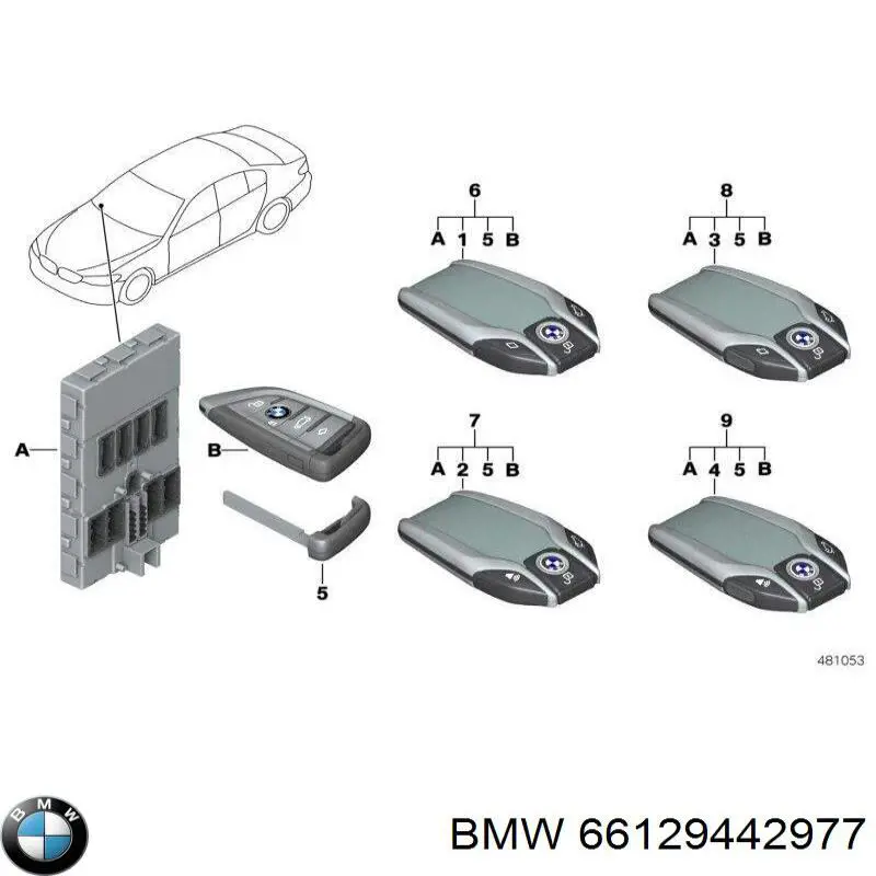  BMW 66129442977 ціна, від 101.05 USD