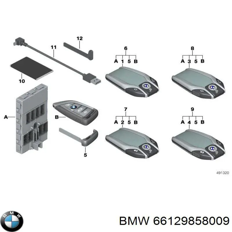 66125A66296 BMW 