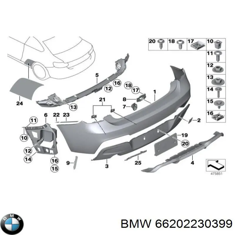 66202230399 BMW 