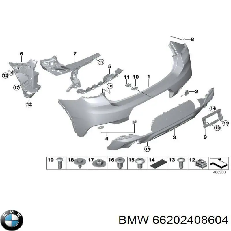  BMW 66202408604 ціна, від 169.71 USD