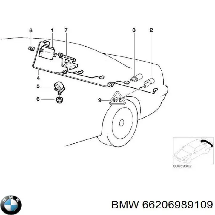Купити 66206989109 BMW Парковочний радар