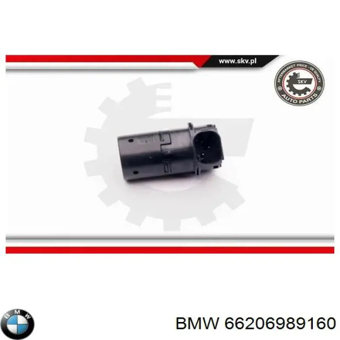 Купити 66206989160 BMW Датчик сигналізації паркування (парктронік), задній