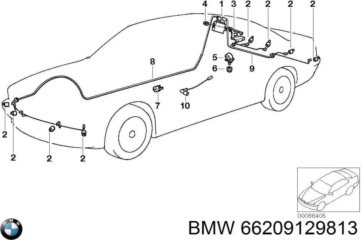 BMW 66209129813 ціна, від 31.67 USD