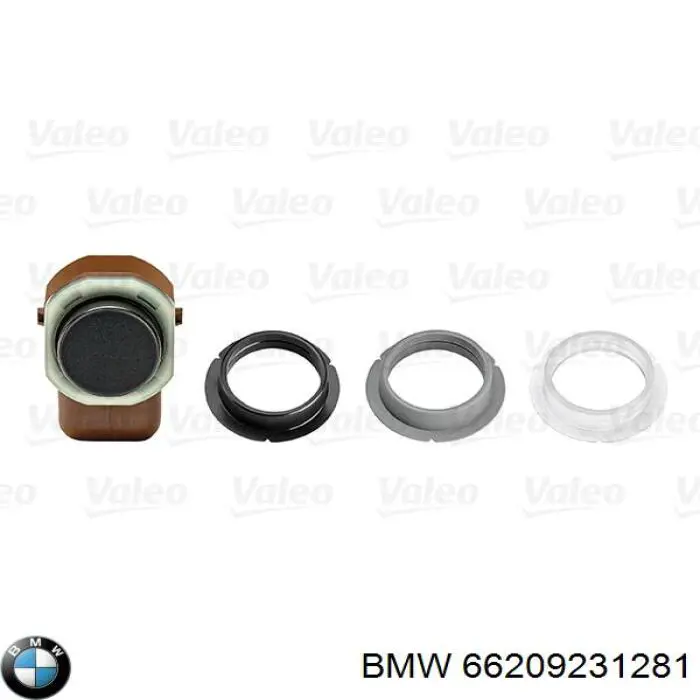 Купити 66209231281 BMW Датчик сигналізації паркування (парктронік), передній