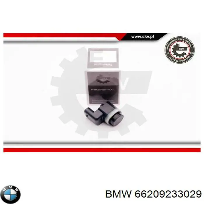 Купити 66209233029 BMW Датчик сигналізації паркування (парктронік), передній