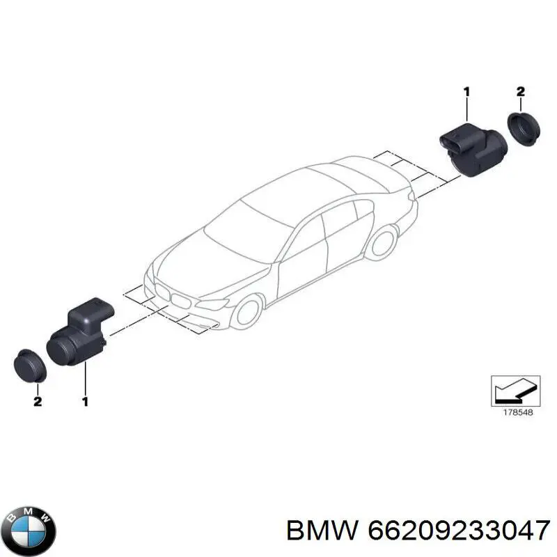  BMW 66209233047 ціна, від 38.01 USD