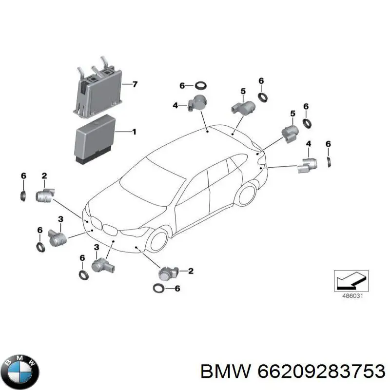  BMW 66209283753 ціна, від 88.68 USD