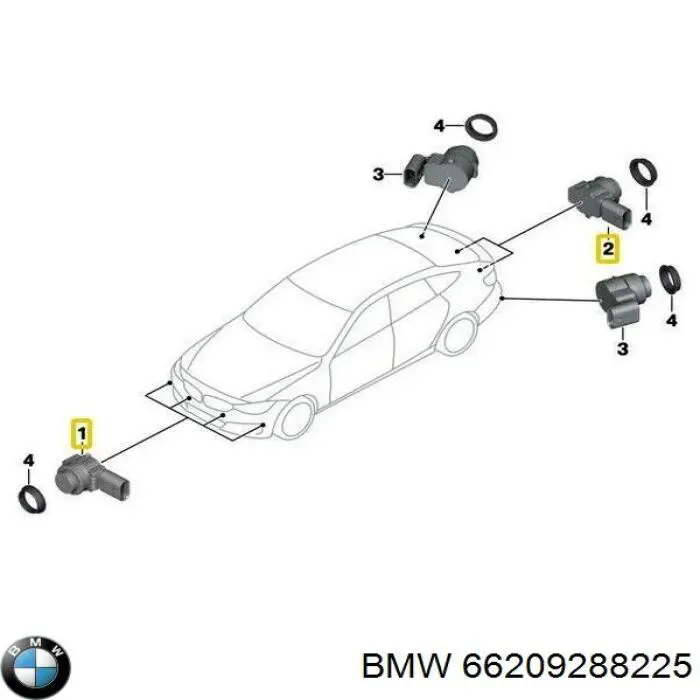 Купити 66209288225 BMW 