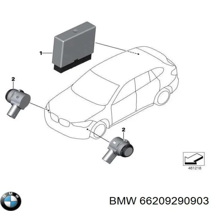  BMW 66209290903 ціна, від 241.29 USD