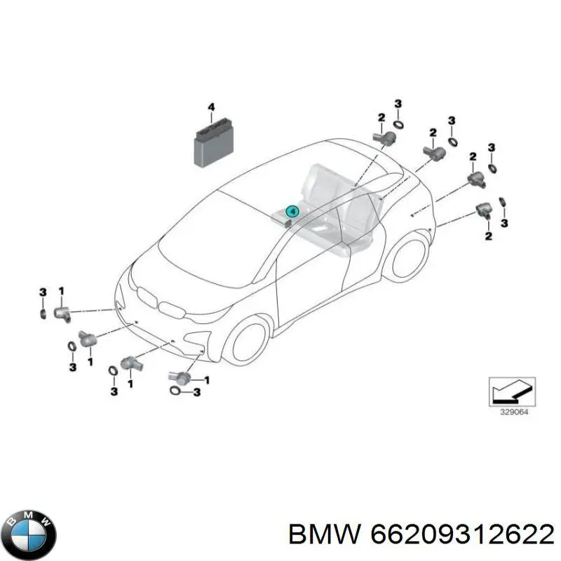 Купити 66209312622 BMW 